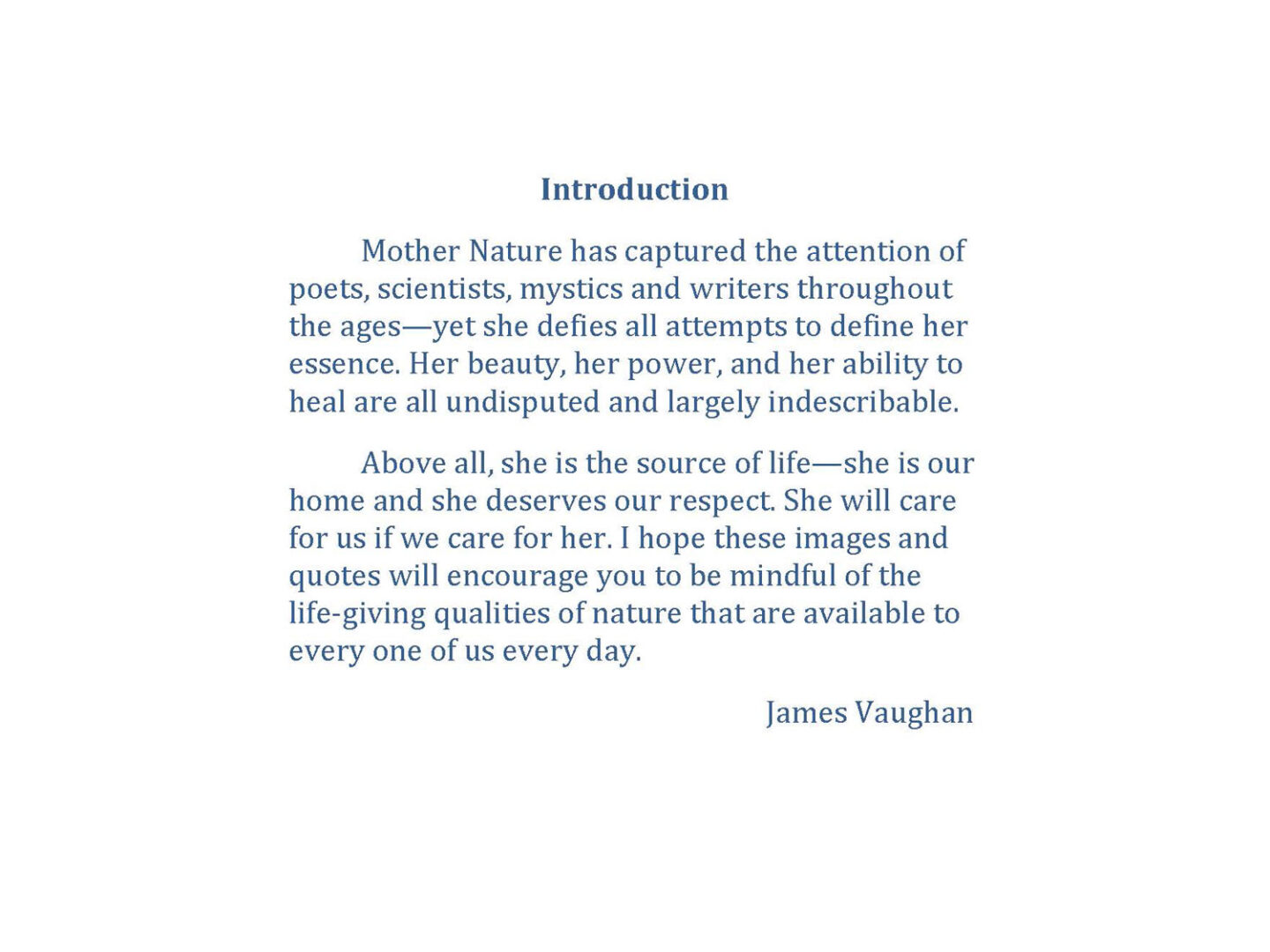 Reflections on Things that Matter by James Vaughan